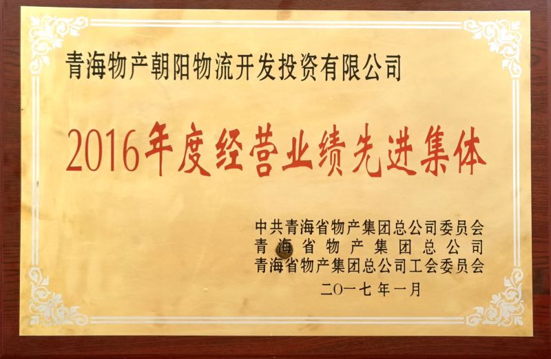 2016年度經(jīng)營業(yè)績(jī)先進(jìn)集體