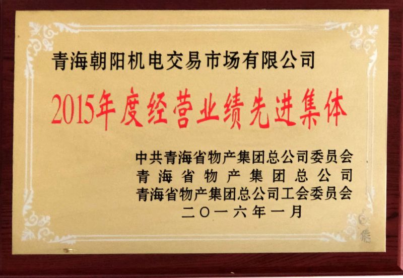 2015年度經(jīng)營業(yè)績(jī)先進(jìn)集體